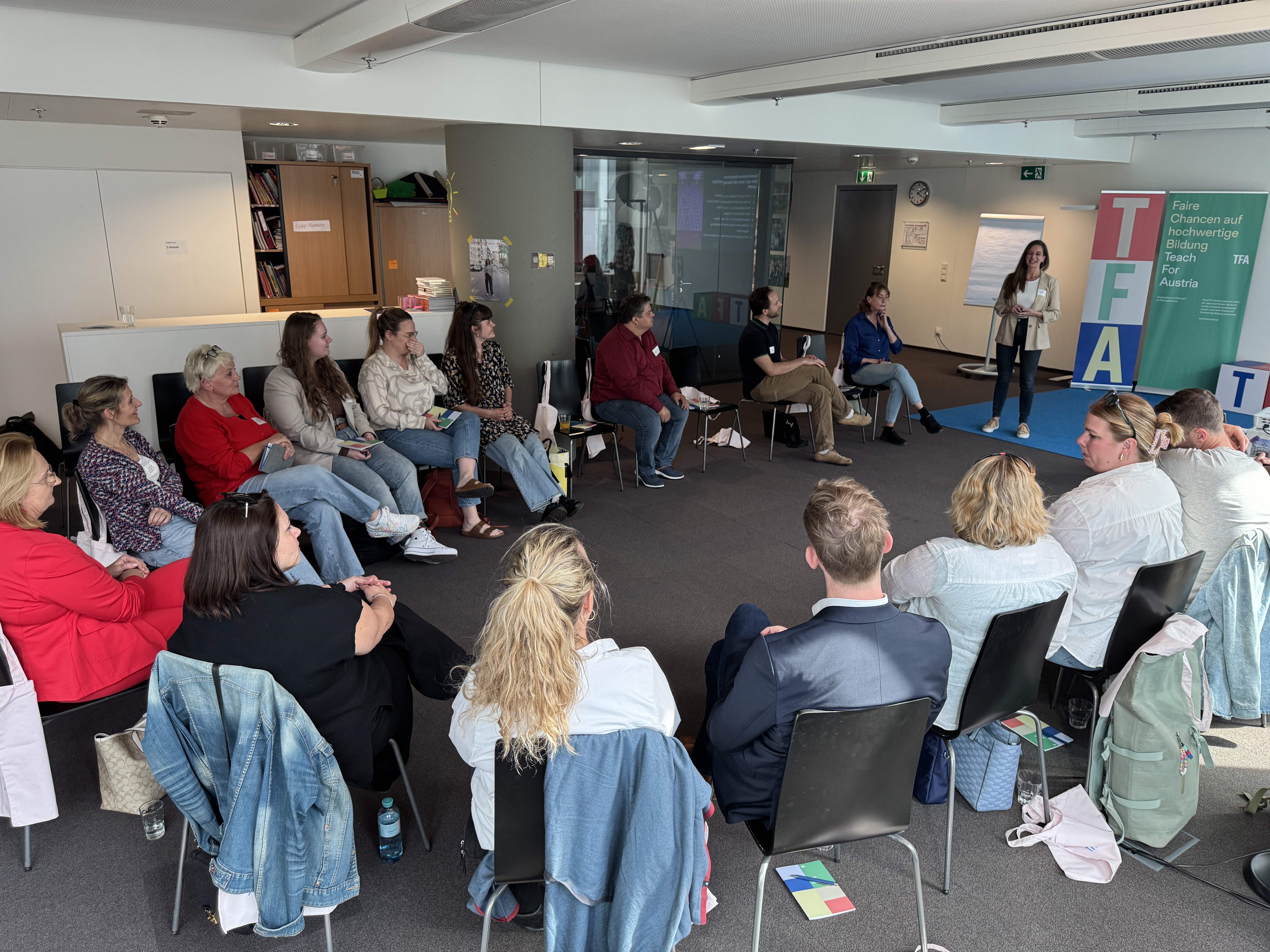 Mentoring für Schulleitungen - Kick off im TFA Office